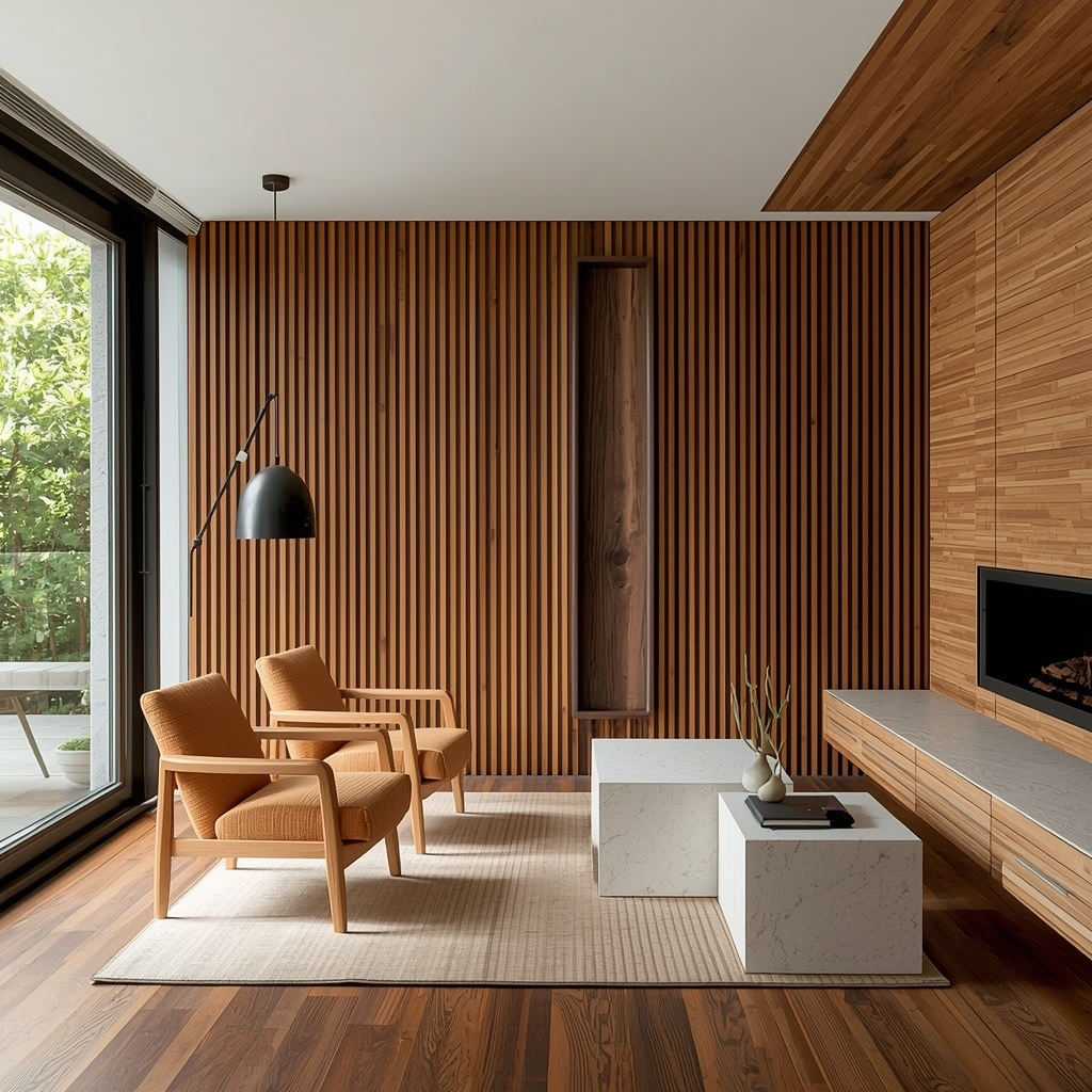 How to Use Wood Slats for Spatial Zoning Without Walls
