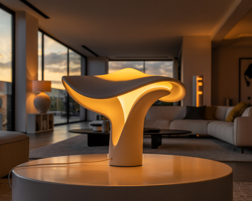 Sculptural Lamps for Dramatic Evenings