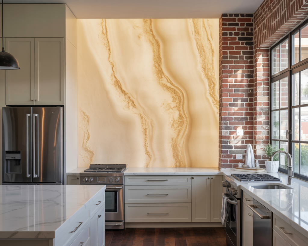The Most Popular Textured Wall Finishes for Modern Kitchens