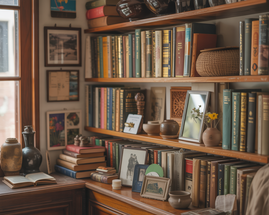 Personal Clutter: Styling Books and Travel Finds for a Meaningful Home