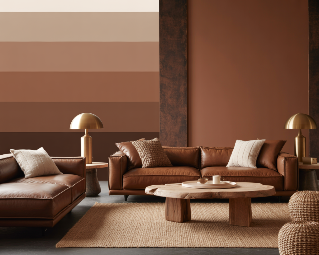 Color Trends: Mocha Mousse Browns Are Transforming American Homes