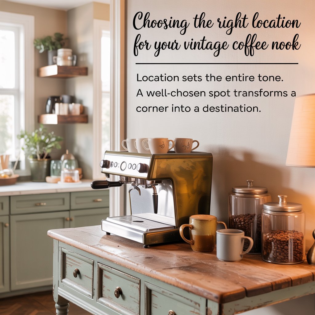 Choosing the Right Location for Your Vintage Coffee Nook