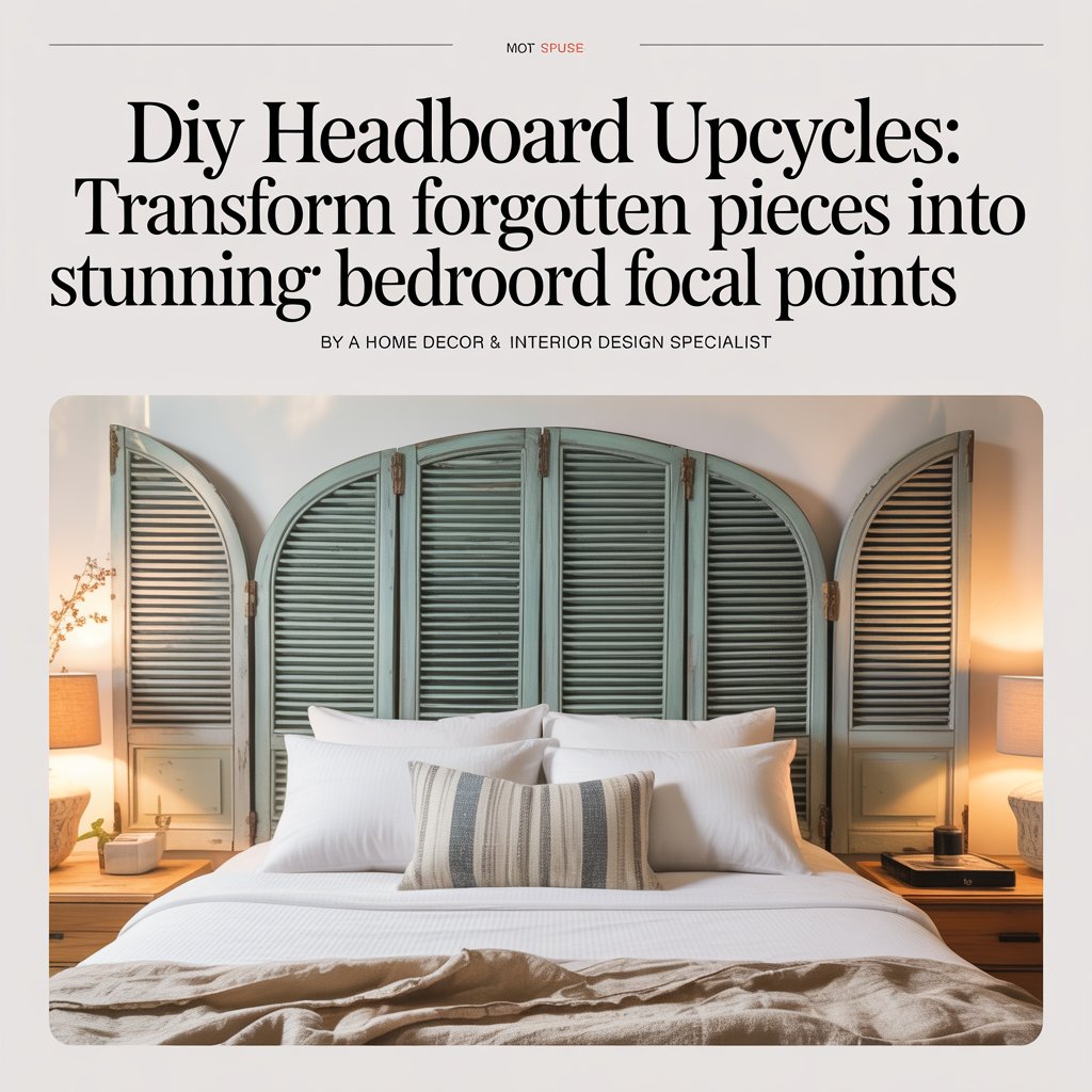 DIY Headboard Upcycles: Transform Forgotten Pieces Into Stunning Bedroom Focal Points