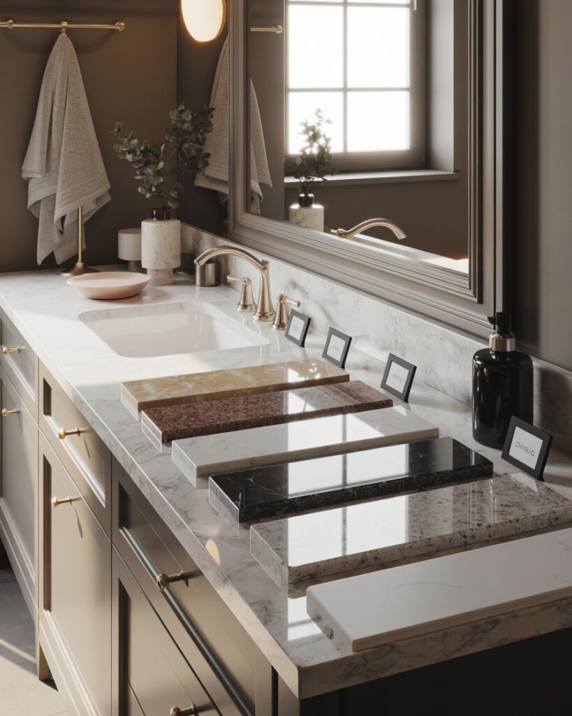 How to Choose the Right Textured Vanity Top Finish for Your Bathroom