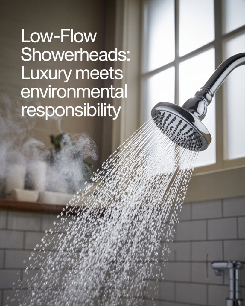 Low-Flow Showerheads: Luxury Meets Environmental Responsibility
