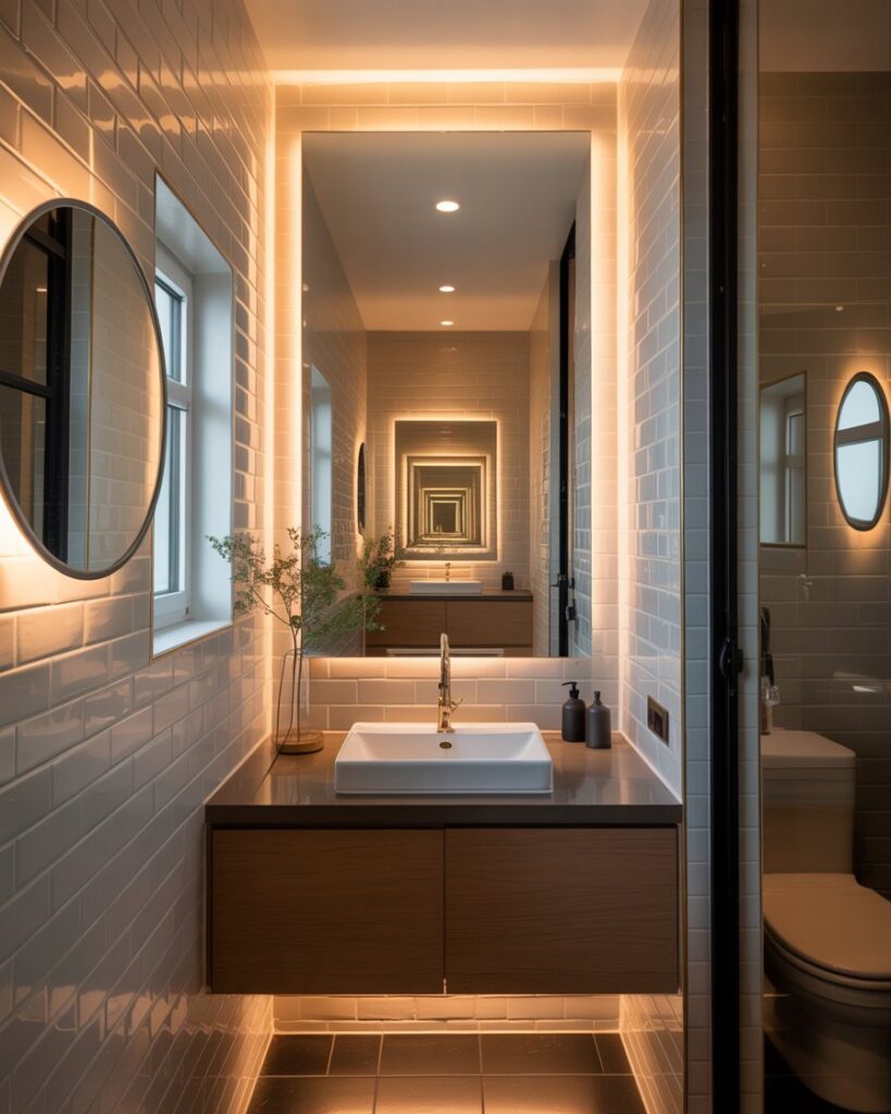 Mirrors That Double Light in Small Baths: A Designer's Complete Guide