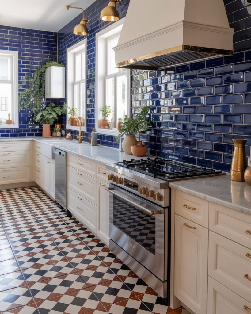 Room-by-Room Guide to Bold Tile Color