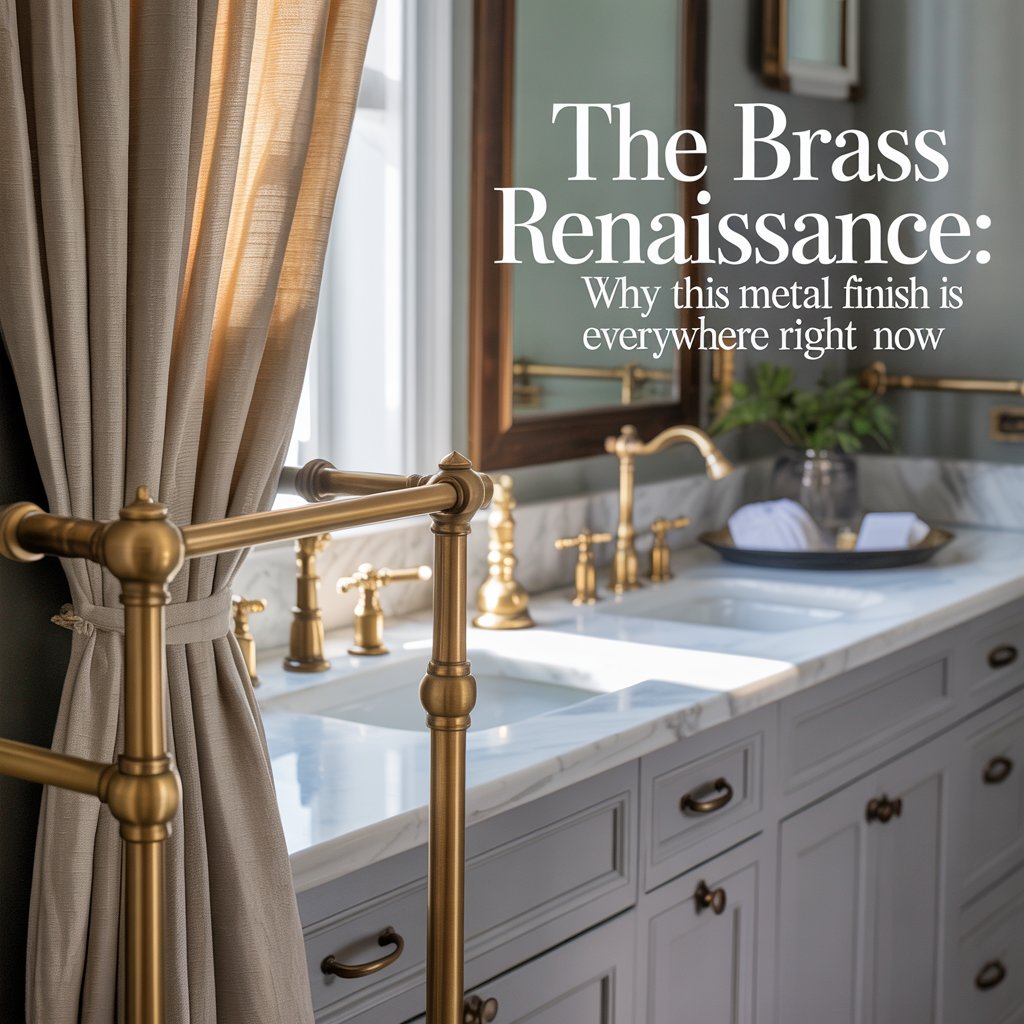 The Brass Renaissance Why This Metal Finish Is Everywhere Right Now