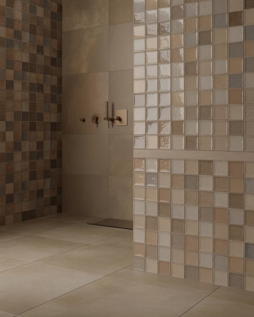 Tile Choices That Elevate the Mocha Minimalist Bath