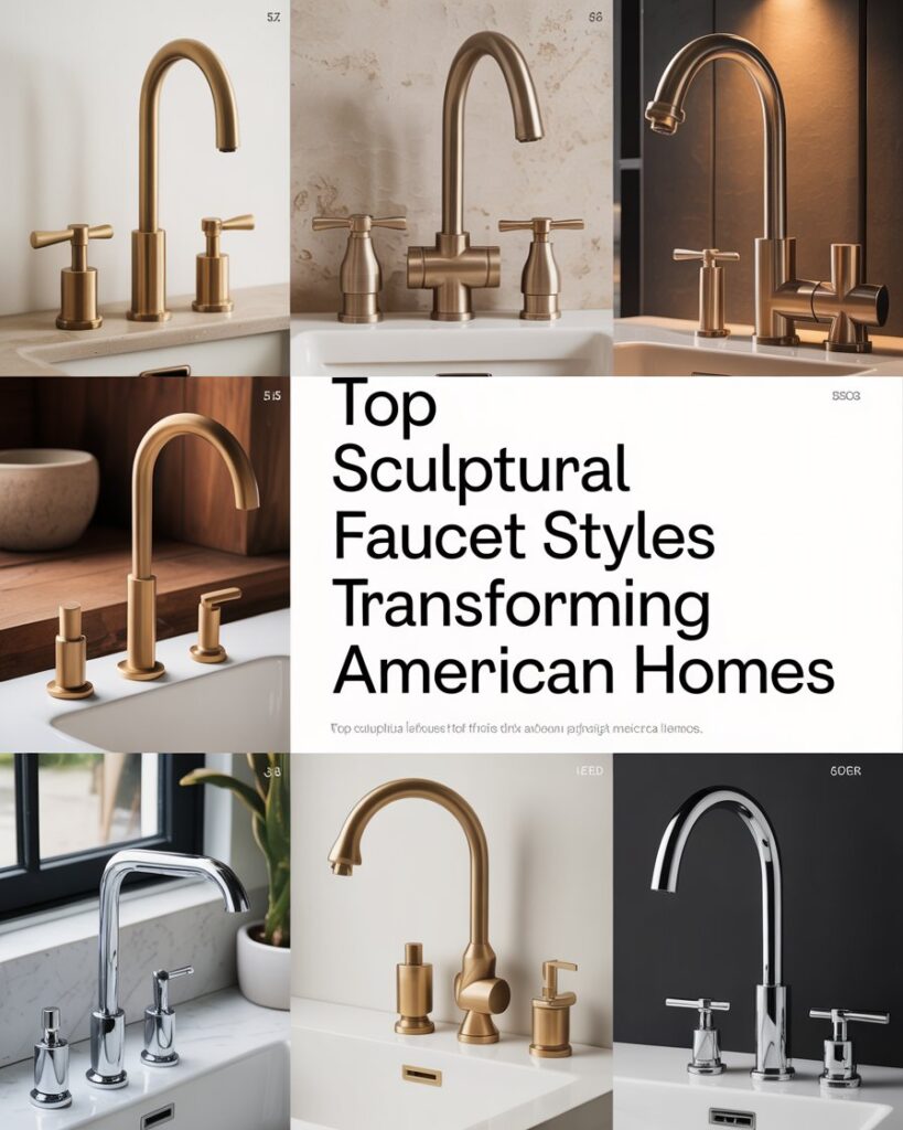 Top Sculptural Faucet Styles Transforming American Homes