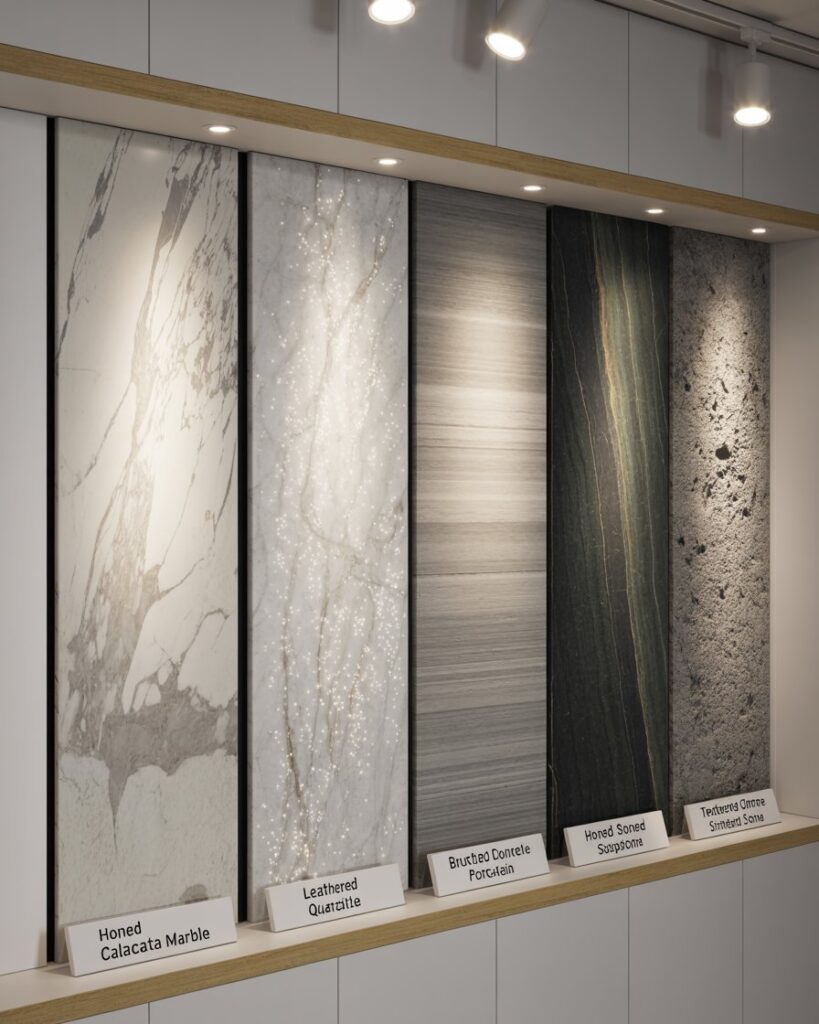 Trending Textured Vanity Top Materials