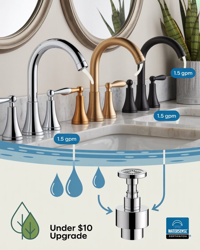 Water-Saving Faucets and Aerators The First Step Toward an Eco Bath