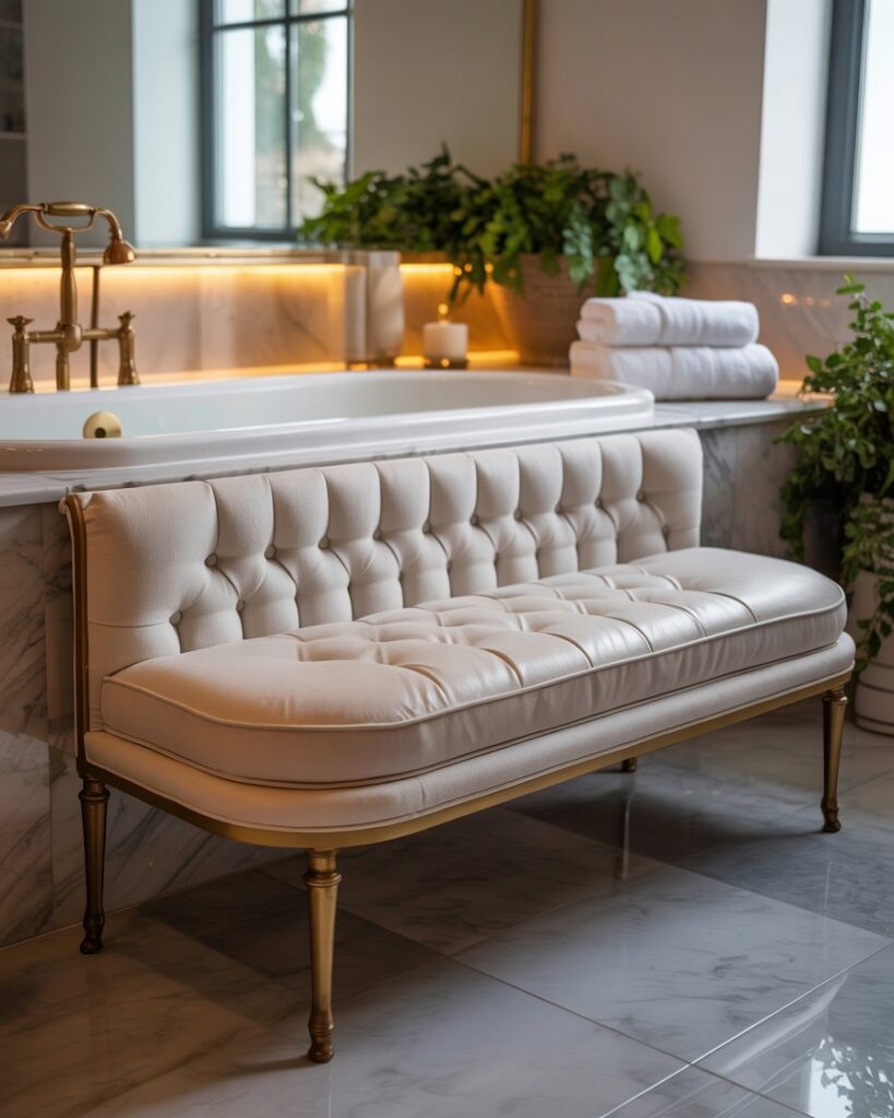 What Is a Banquette-Style Bath Bench?