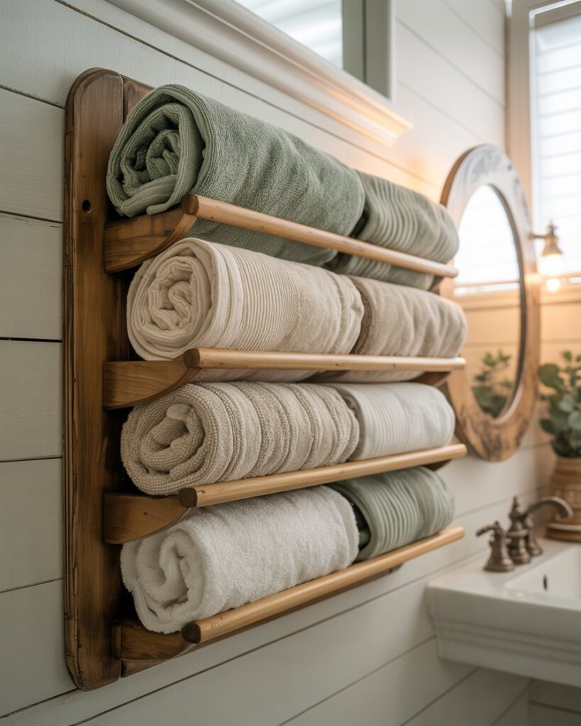 Why Plate Racks Work for Towel Display