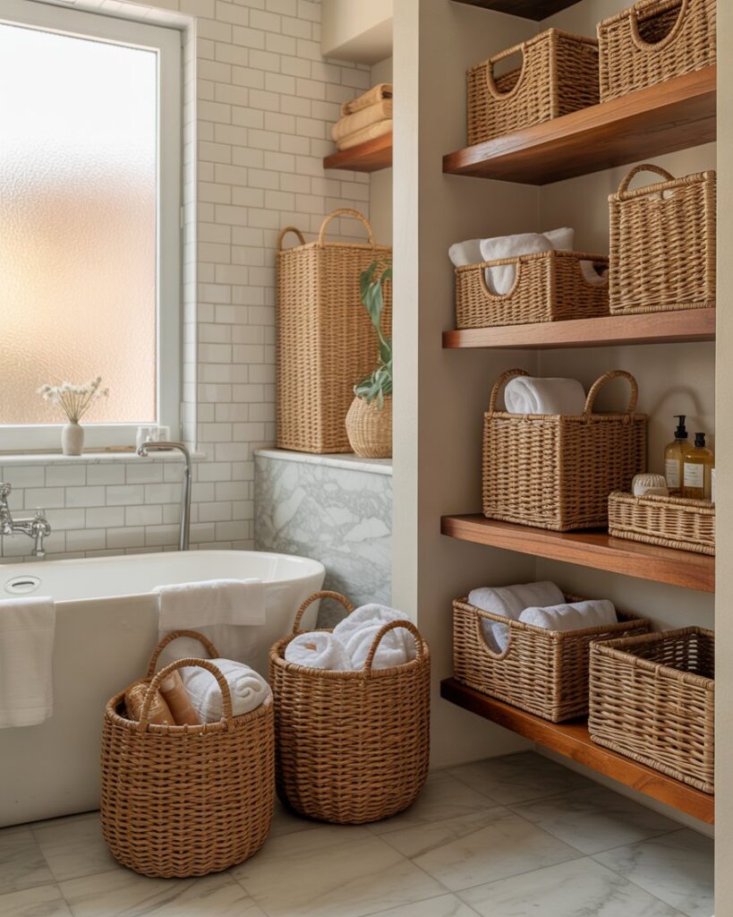 Why Woven Baskets Belong in Every American Bathroom