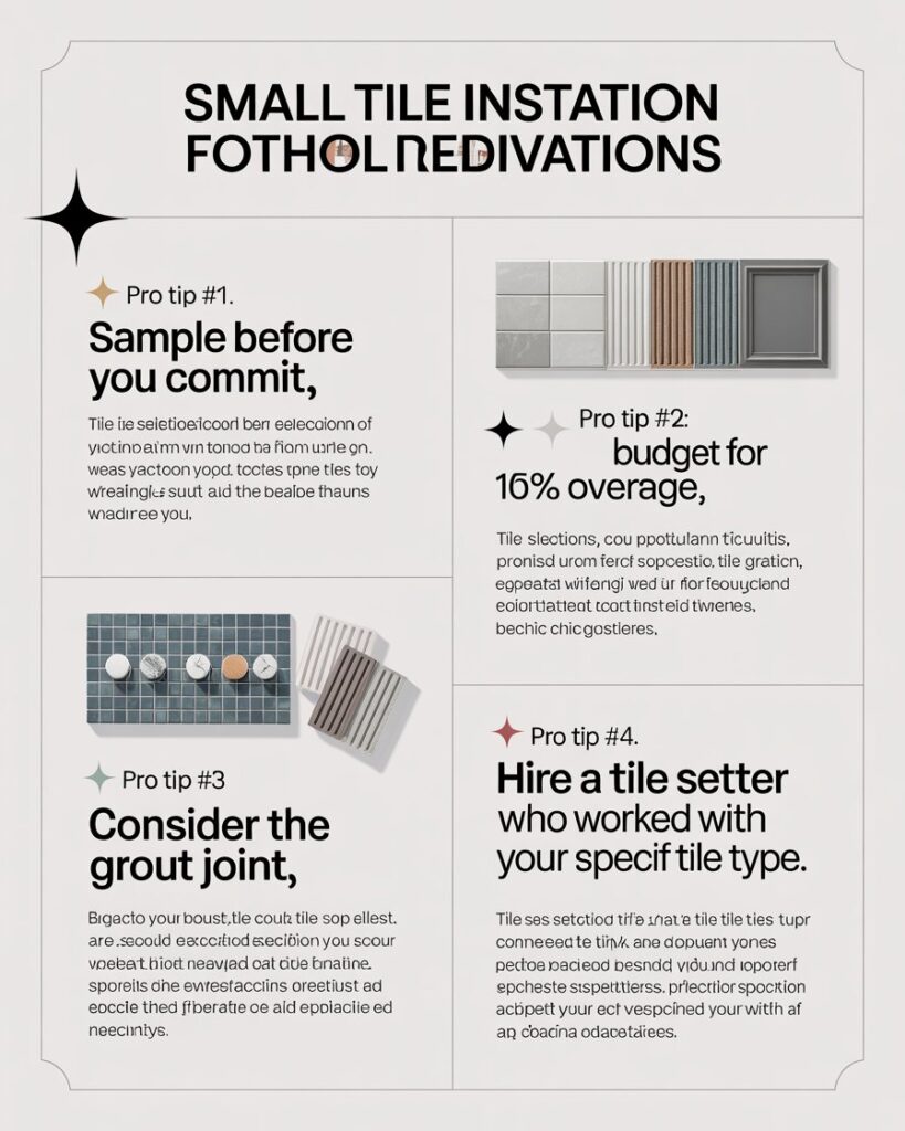 Pro Tips for Installing Personality Tile in Tiny Vanities