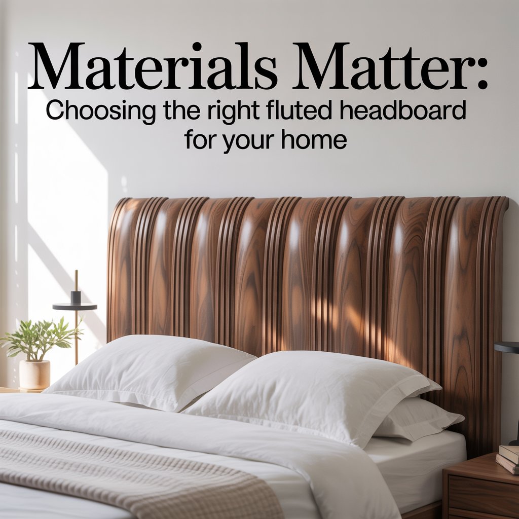 Materials Matter: Choosing the Right Fluted Headboard for Your Home