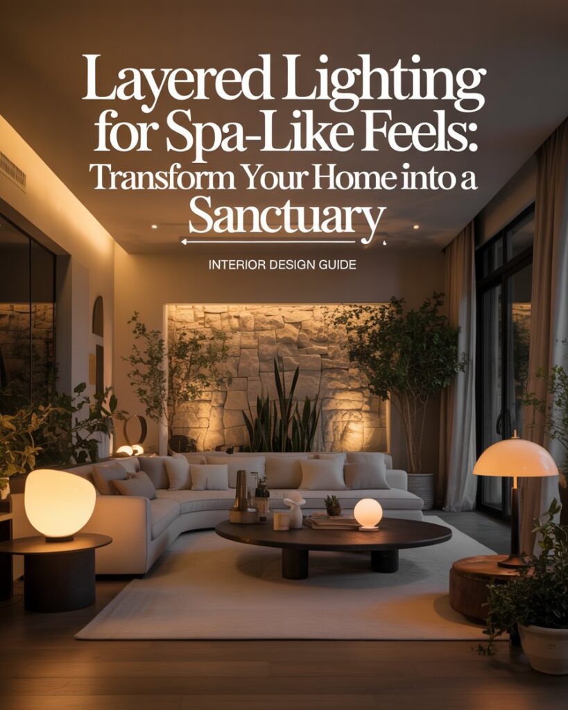 Layered Lighting for Spa-Like Feels
