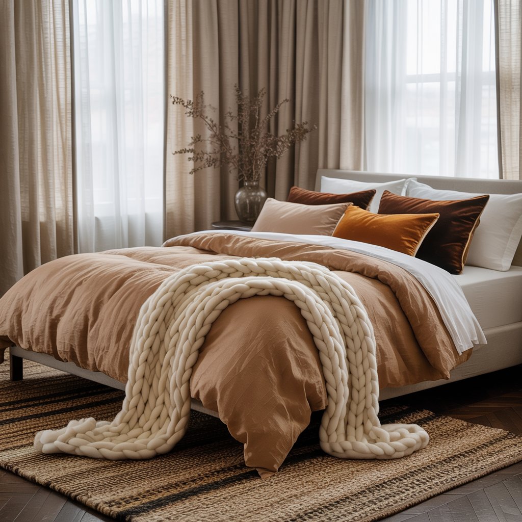 Mocha Bedroom Textiles: The Foundation of Coziness