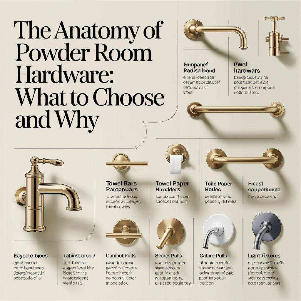 The Anatomy of Powder Room Hardware: What to Choose and Why