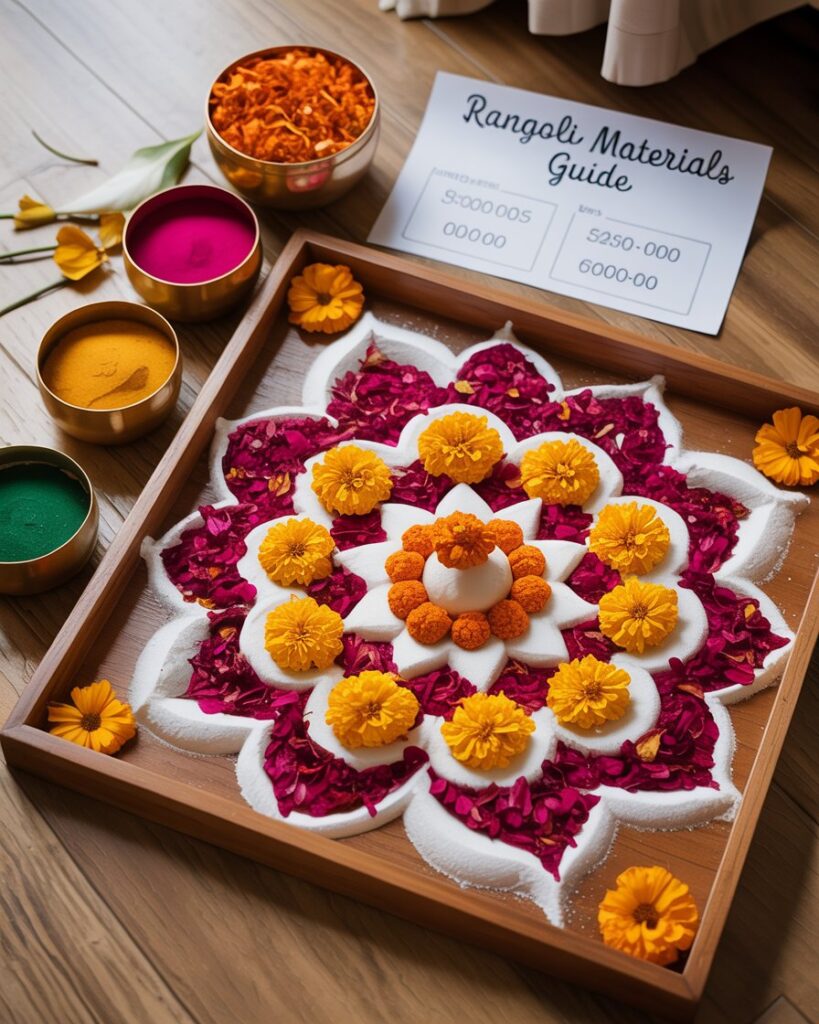 DIY Rangoli That Wows Without Waste