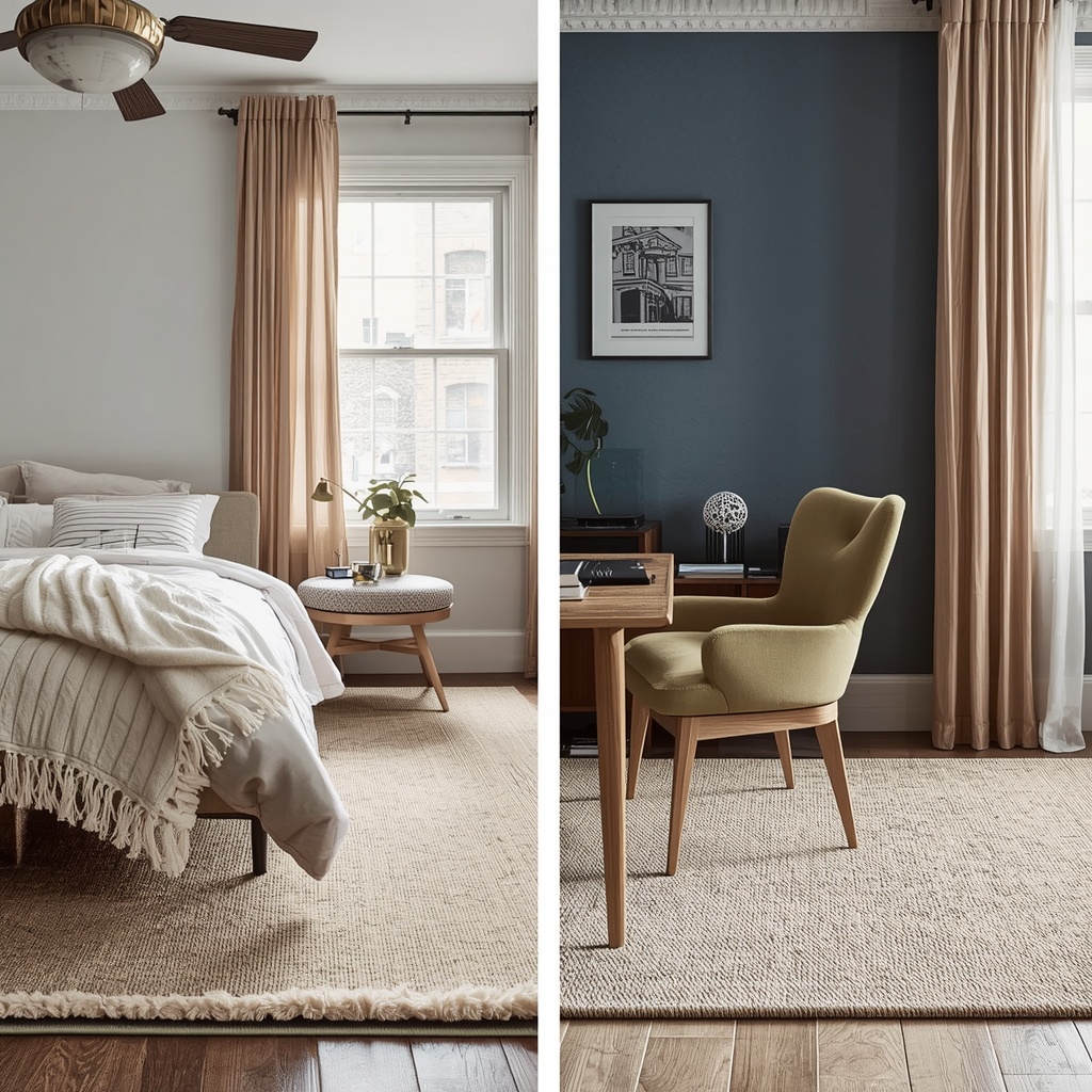 Choosing the Right Rug Material for Each Studio Zone