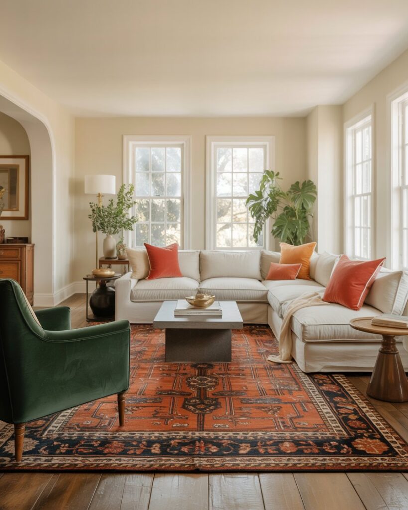 Color Strategy Neutral Foundation, Bold Accents