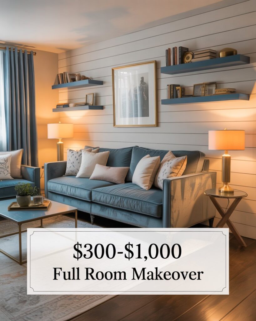 Full Room Makeovers: $300–$1,000 and Beyond