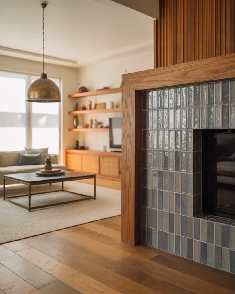 Living Room Layering Finishes Without Overwhelm