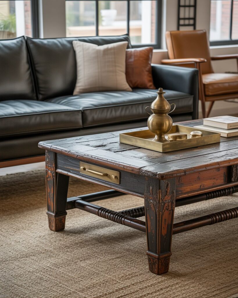 Mixing Patinated Pieces with Modern Furniture: The Art of Contrast