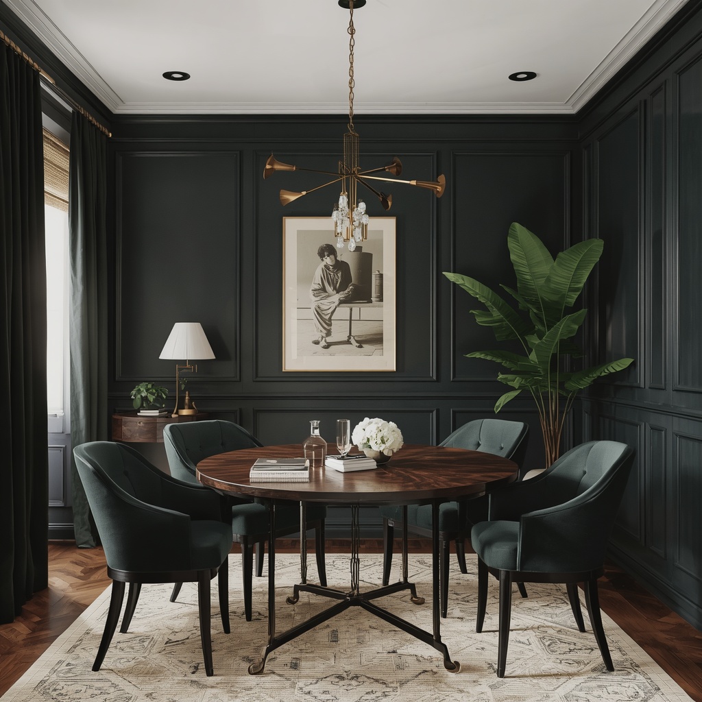 Myth #1 Dark Colors Make a Small Room Feel Smaller