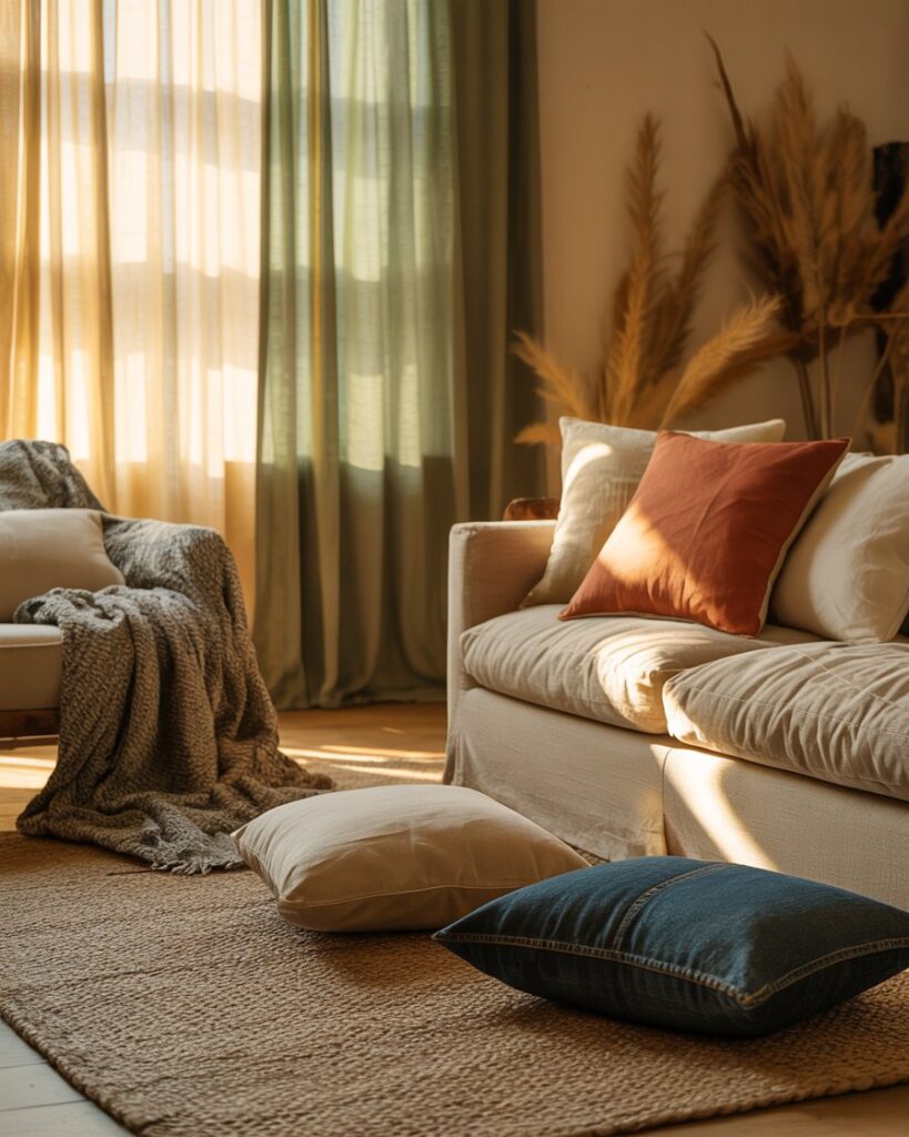 Natural Textiles & Soft Furnishings: Conscious Comfort