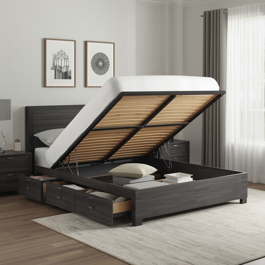 Platform Bed Frames with Built-In Storage (All Styles)