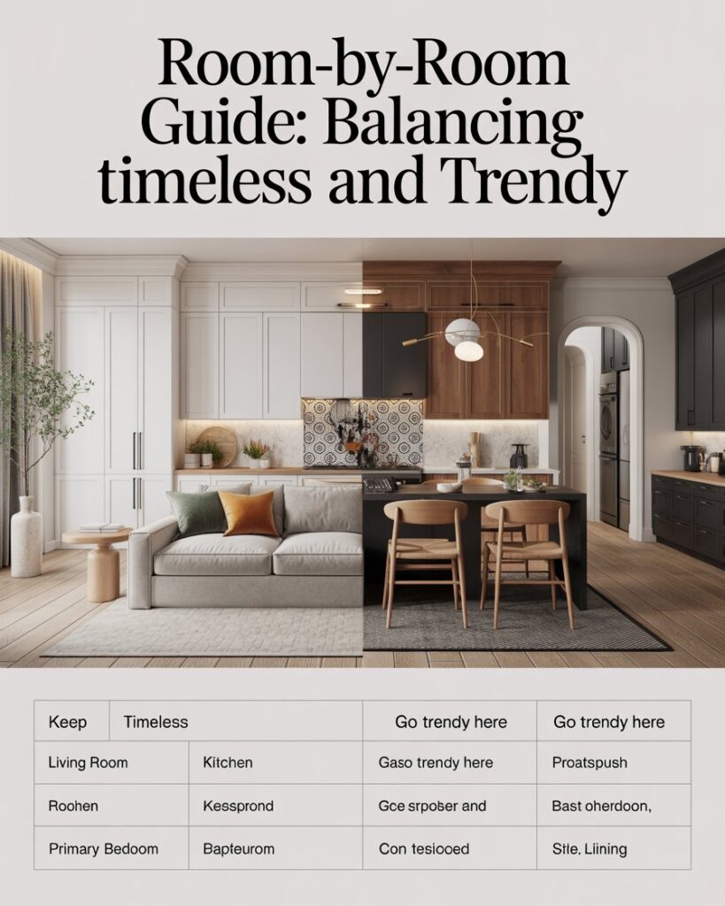 Room-by-Room Guide: Balancing Timeless and Trendy