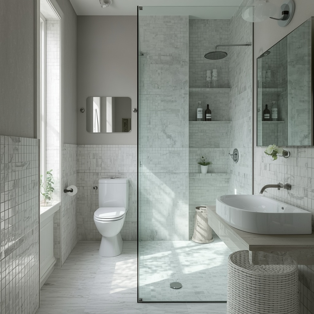 The Small Bathroom Trick Maximize Visual Space