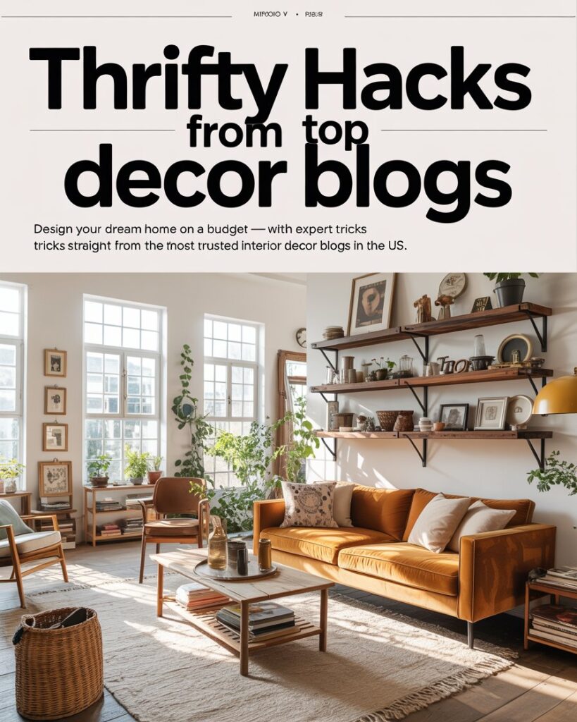 Thrifty Hacks from Top Decor Blogs