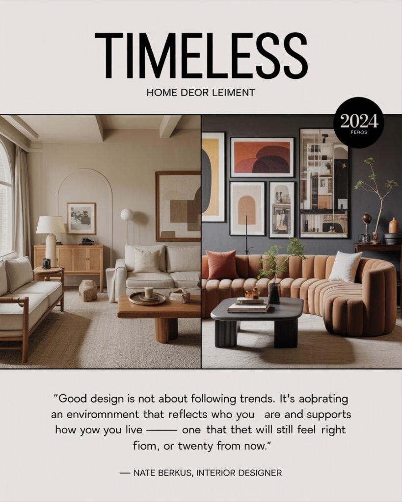 Understanding the Difference: What Makes Decor "Timeless" vs. "Trendy"?