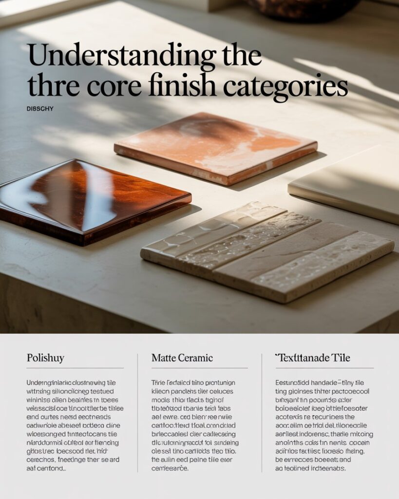 Understanding the Three Core Finish Categories
