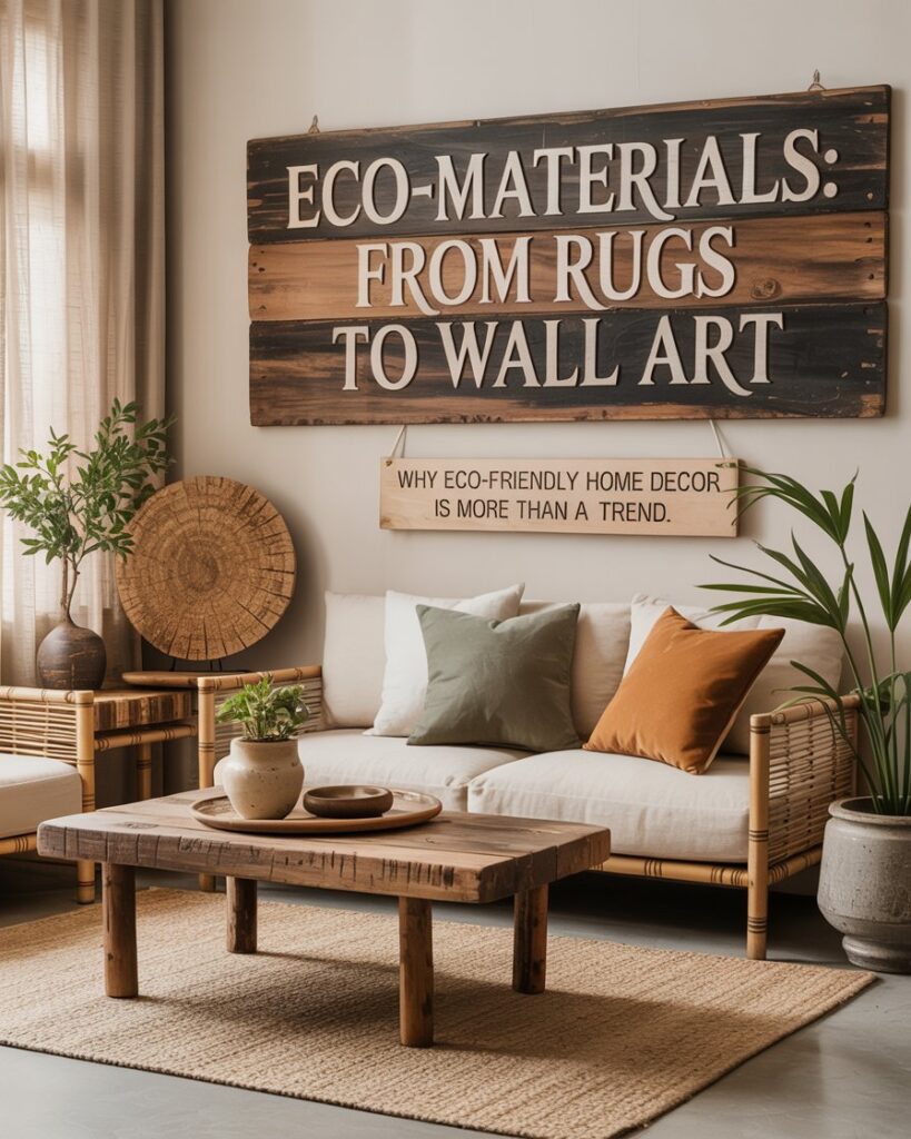 Why Eco-Friendly Home Decor Is More Than a Trend