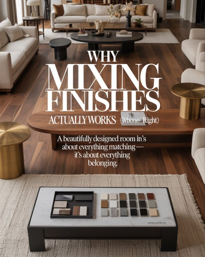 Why Mixing Finishes Actually Works (When Done Right)