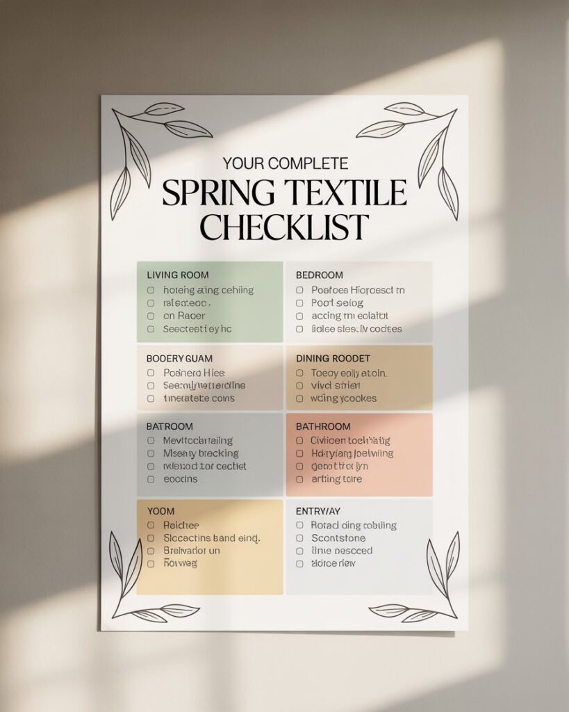 Your Complete Spring Textile Checklist