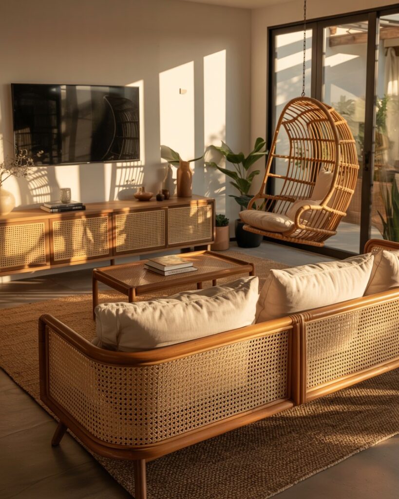 Cane and Rattan Furniture: Bringing the Porch Inside
