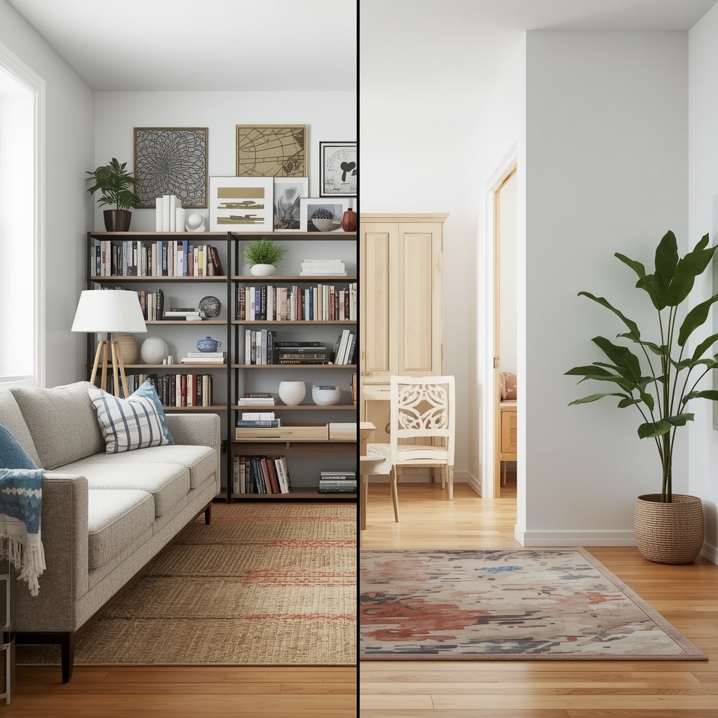 Cluttercore vs. Minimalism A Design Philosophy Showdown