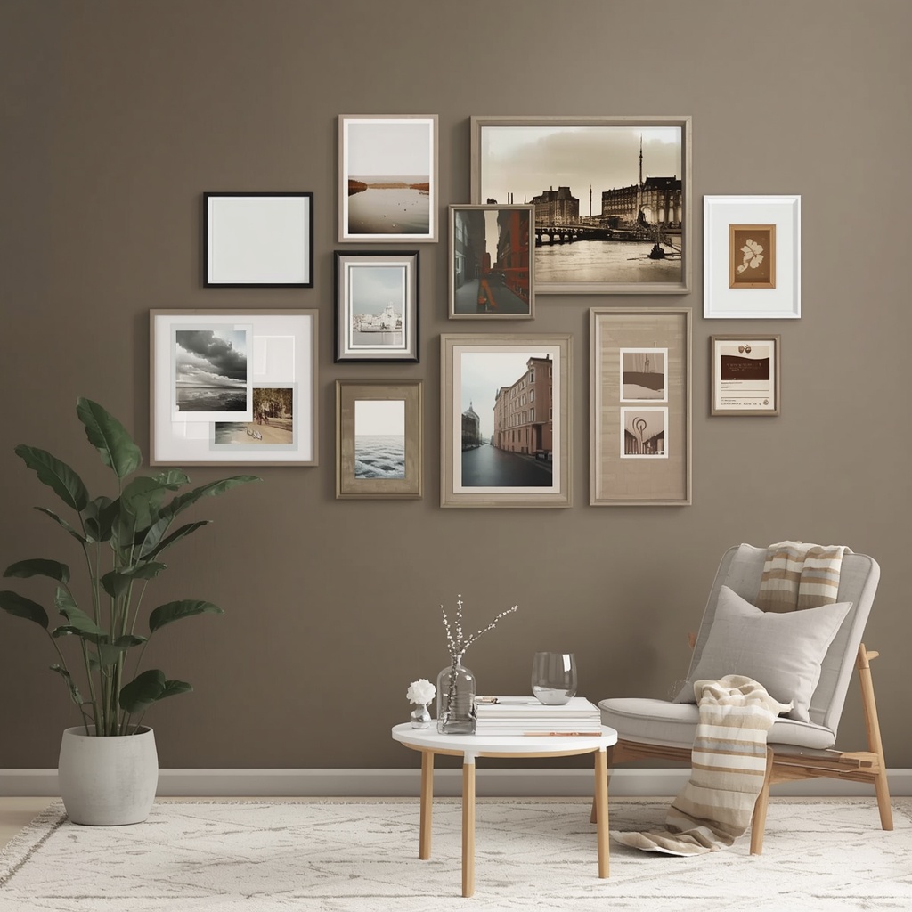 Create a Gallery Wall Without Putting Holes in the Wall