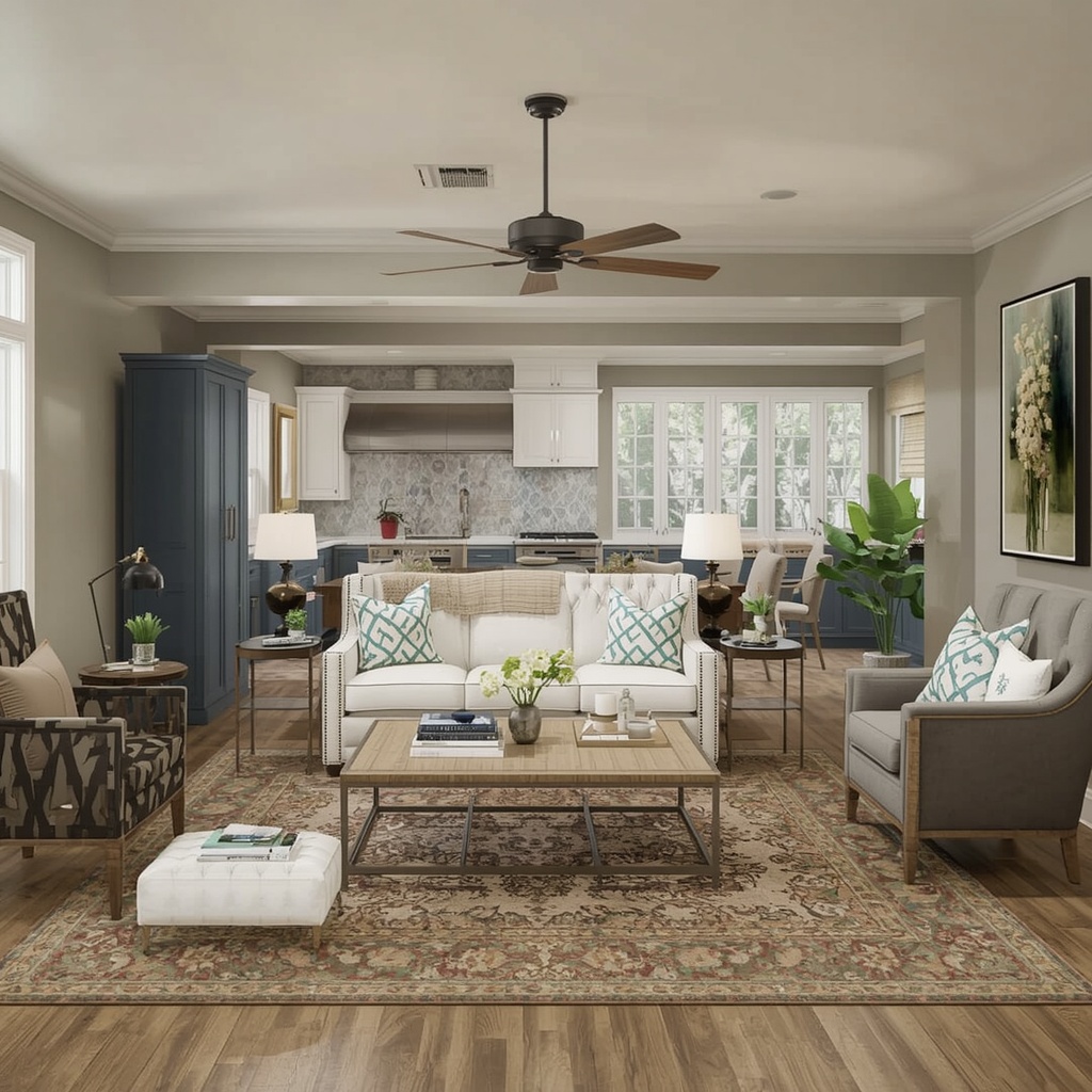 Furniture Layout and Flow: Creating Natural Pathways