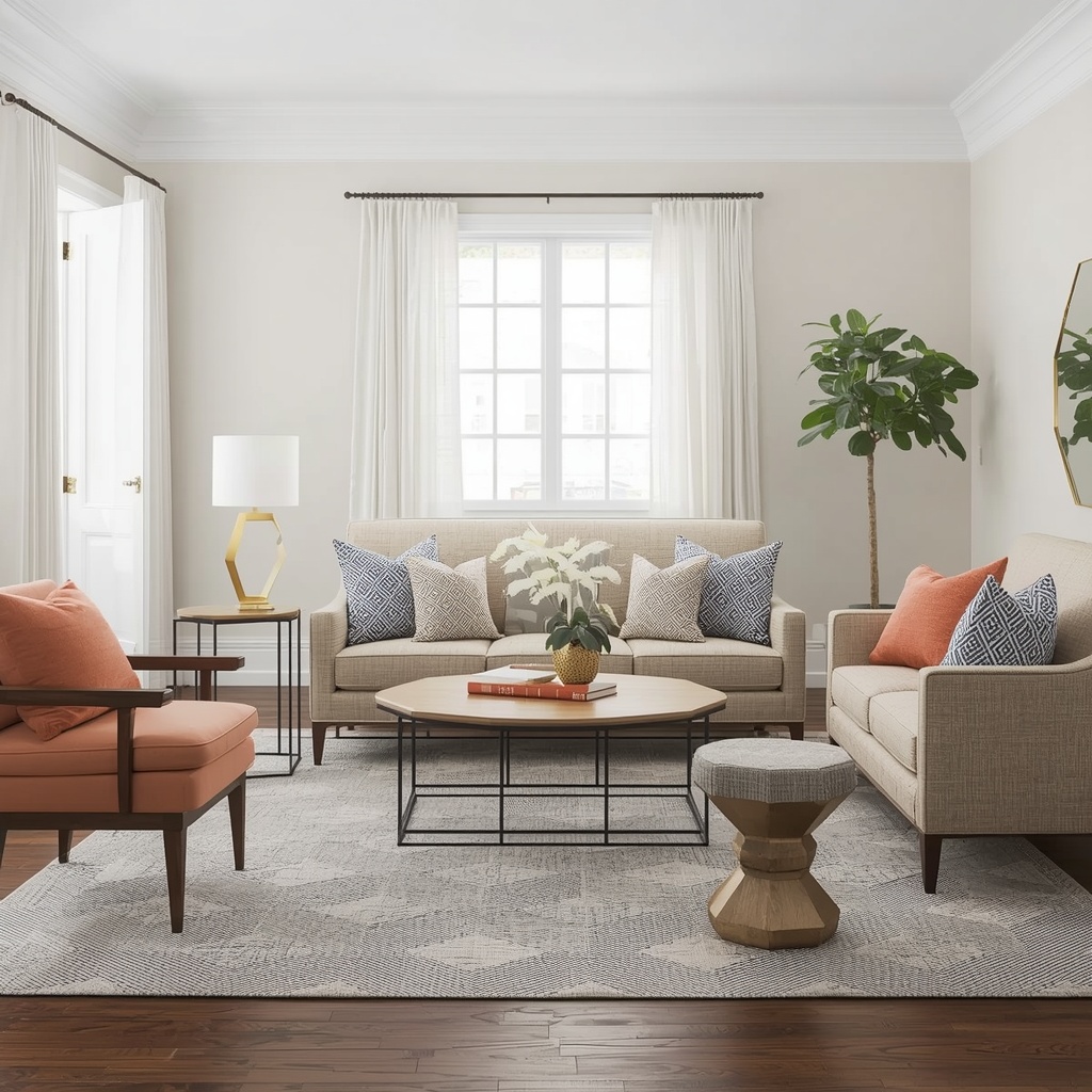 How to Use Geometric Patterns in Specific Rooms