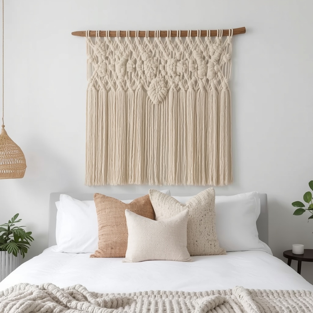 Macrame and Woven Textile Wall Hangings