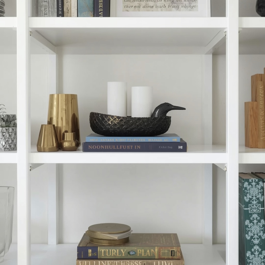 Replace the Shelving Pins With Brass Hardware