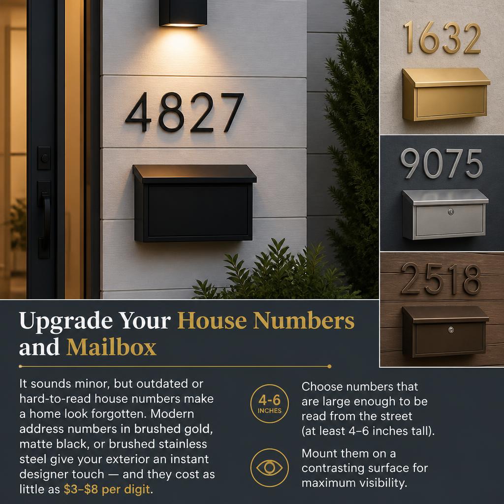 Upgrade Your House Numbers and Mailbox