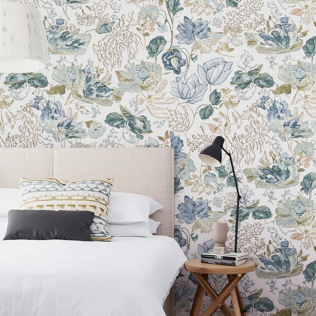 Use Removable Wallpaper to Add Color and Pattern